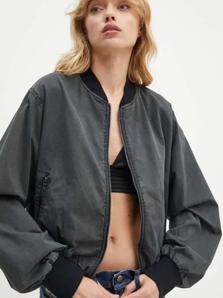 Diesel kurtka bomber szary