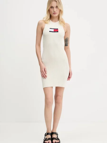 Tommy Jeans Obleka bež