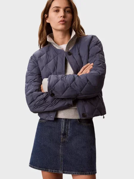 Стьобана куртка Calvin Klein синя