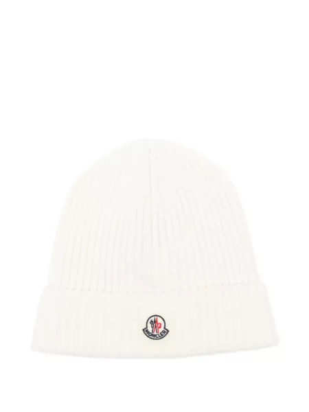 Czapka dziecięca Moncler Enfant biała