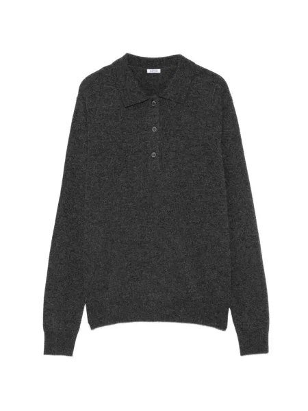 Gulerat tricou polo Aspesi gri