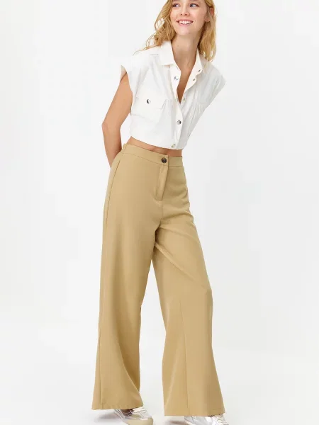 Pantaloni Trendyol bej