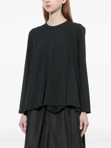Tricou Comme Des Garçons drapate negru
