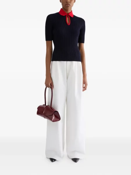 Ușor pulover Jil Sander de lână albastru
