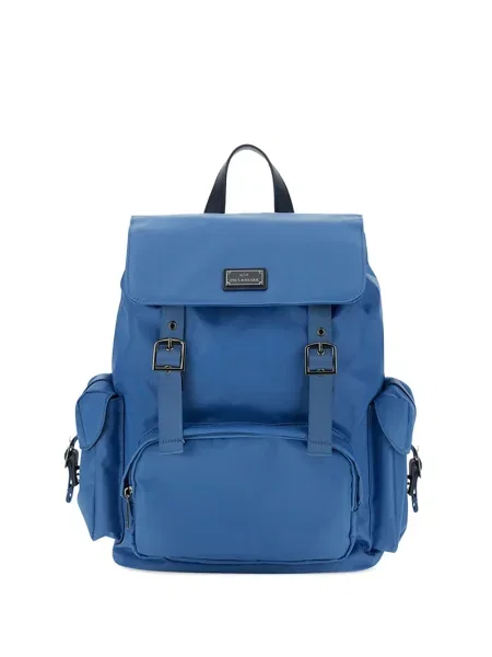 Rucsac Paul & Shark din piele albastru