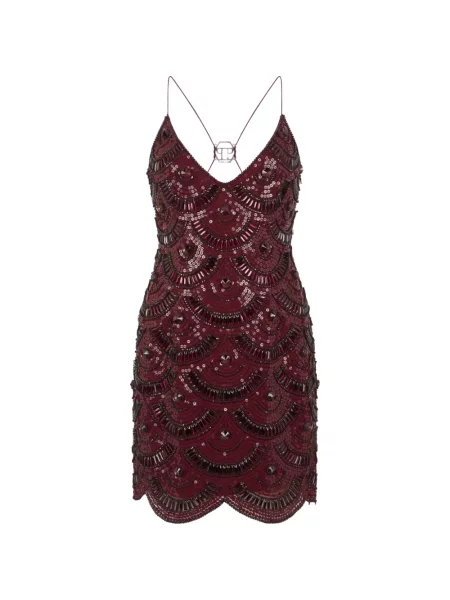 Rochie mini Philipp Plein cu paiete roșu