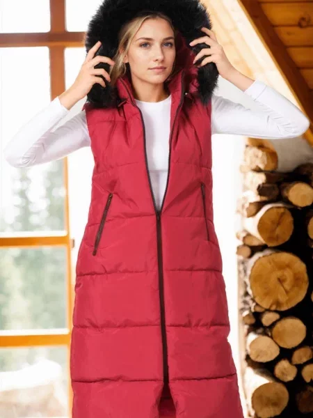 Vestă Dewberry bordo