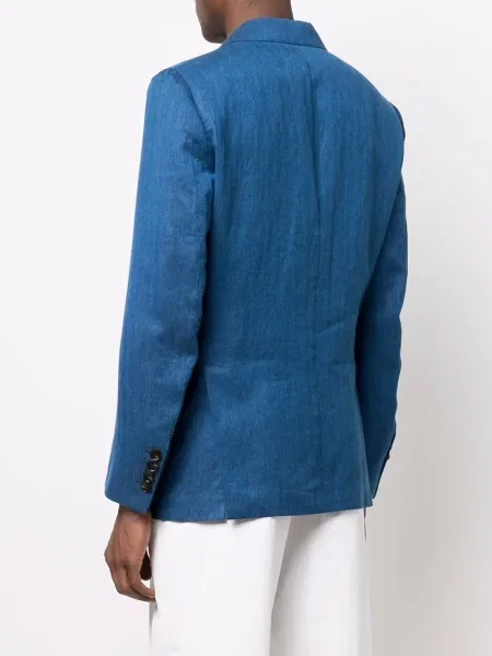 Sacou Billionaire cu broderie albastru