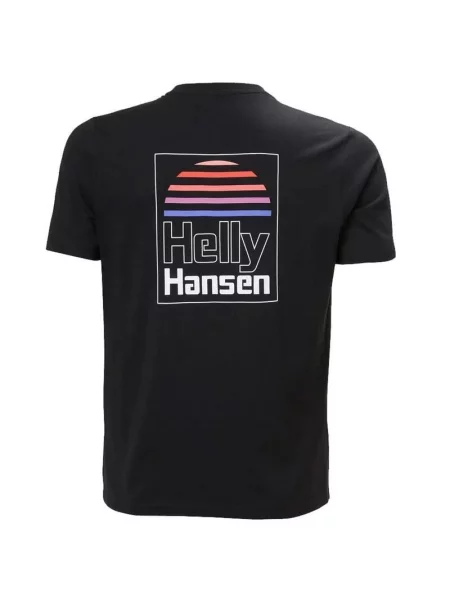 Koszulka Helly Hansen Core Graphic czarna