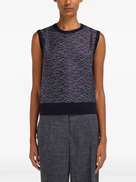 Top Ferragamo modrá