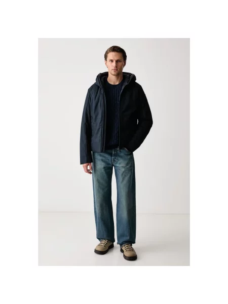 Sweter z czystej bawełny o kroju regular fit Levi's niebieski