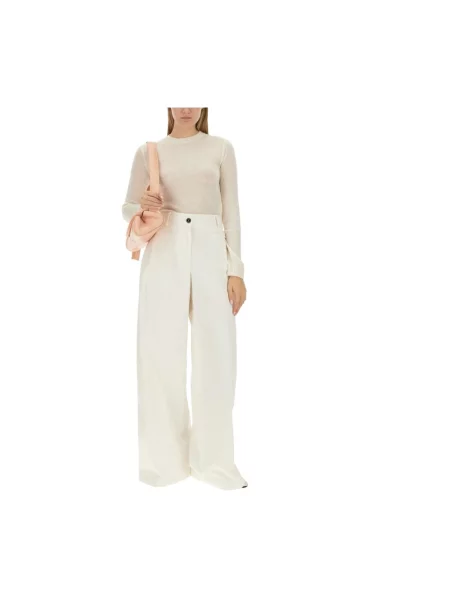 Torebka Jil Sander skórzana różowa