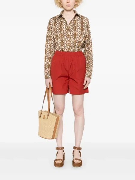 Pantaloni scurți Max Mara roșu