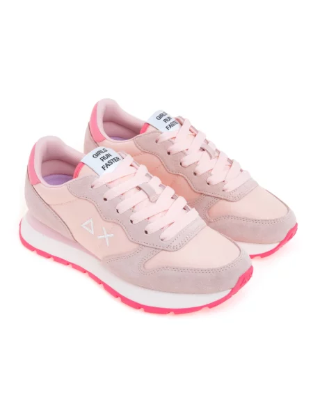 Sneakersy Sun68 skórzane różowe