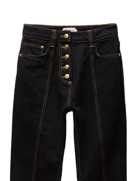 Blugi drepți Versace negru