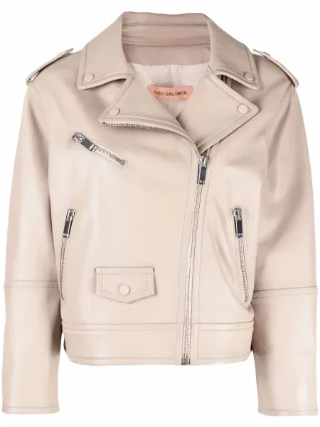 Kurtka skórzana Yves Salomon biker