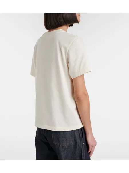 Tricou Jw Anderson din jerseu alb