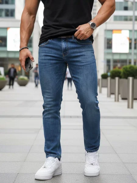 Pantaloni Dstreet albastru