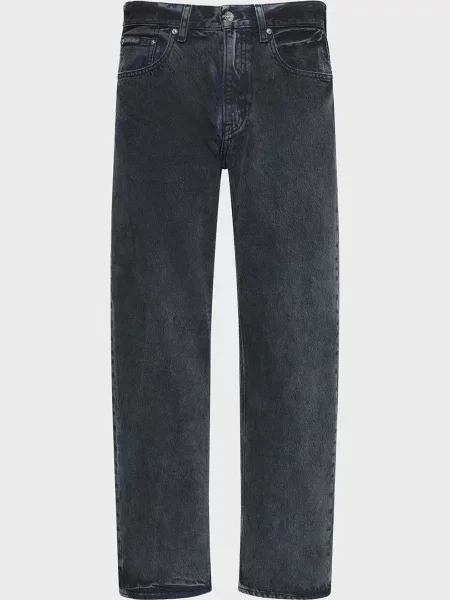 Джинси Calvin Klein Jeans з камінням чорні