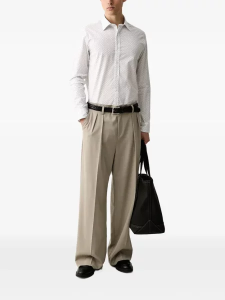 Hosszú ing Michael Kors nyomtatás fehér