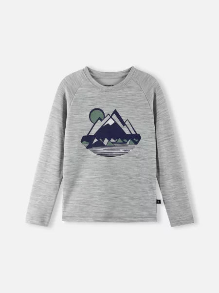 Лонгслив Reima серый