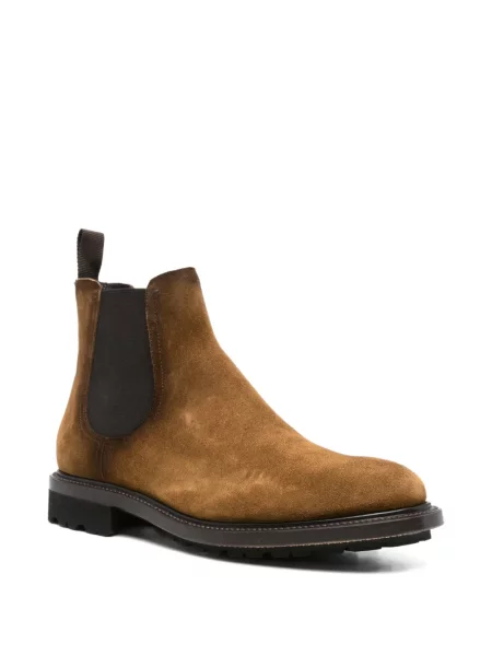 Botine Fabi din piele maro