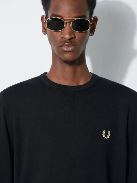 Fred Perry Вовняний светр Fred Perry Classic Crew Neck Jumper