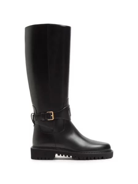 Botine Valentino Garavani cu cataramă negru