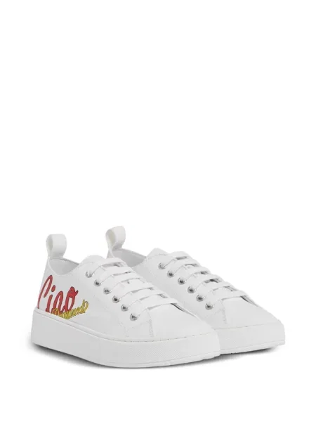 Sneakersy dziecięce Dsquared2 białe