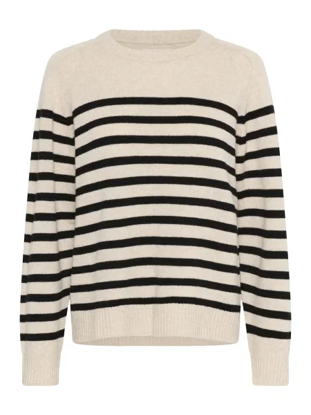 Part Two Pulover Niaka negru alb