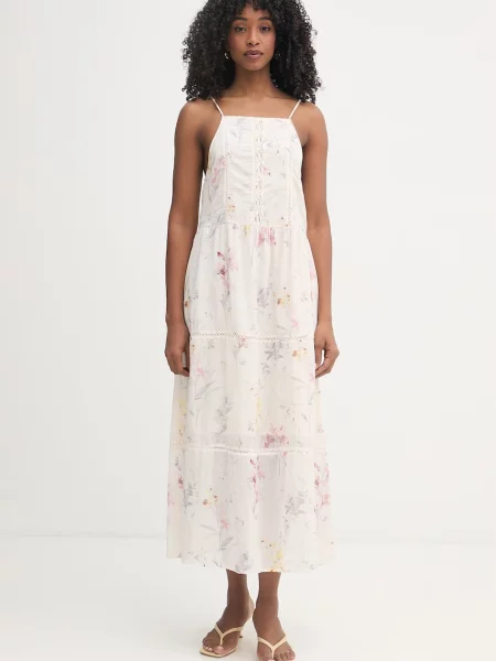 Fracomina rochie cu vâscoză bej