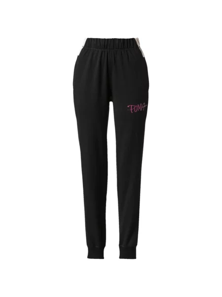 Pantaloni Puma alergare cu autograf negru