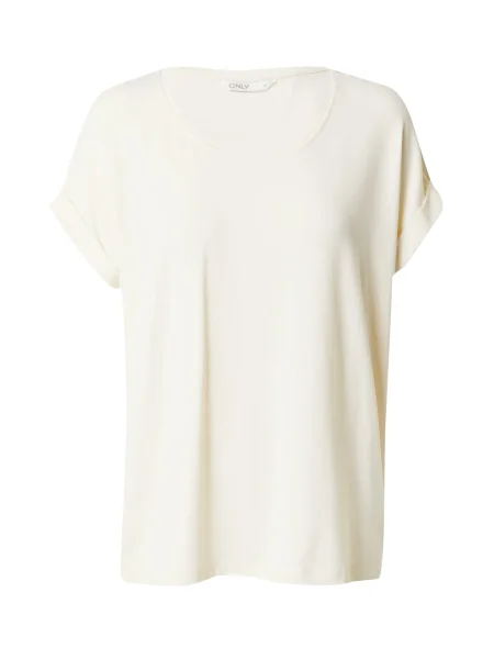 ONLY Tricou Moster Écru alb