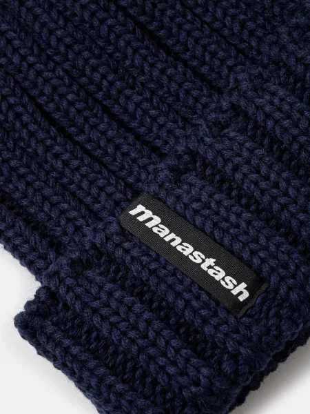 Manastash Σκούφος Logo Beanie Ii μπλε