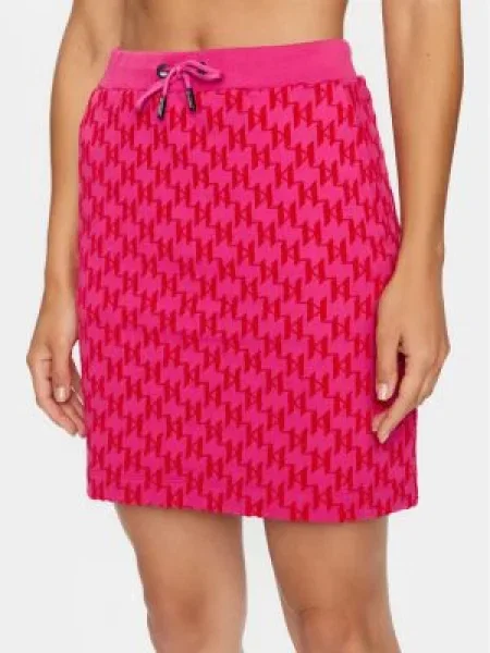 KARL LAGERFELD Fustă mini Regular Fit roz