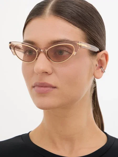Bottega Veneta ochelari de soare pentru femei bej
