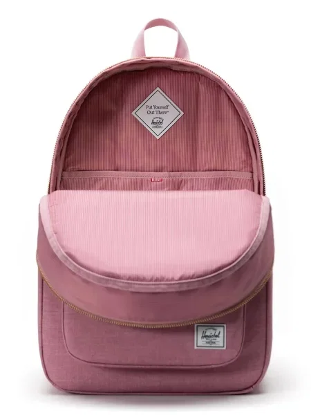 Однотонный большой рюкзак Herschel розовый