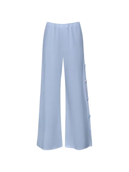 Pantaloni palazzo Baobab albastru
