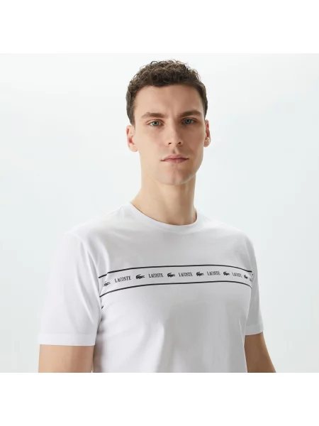 Футболка Lacoste белая