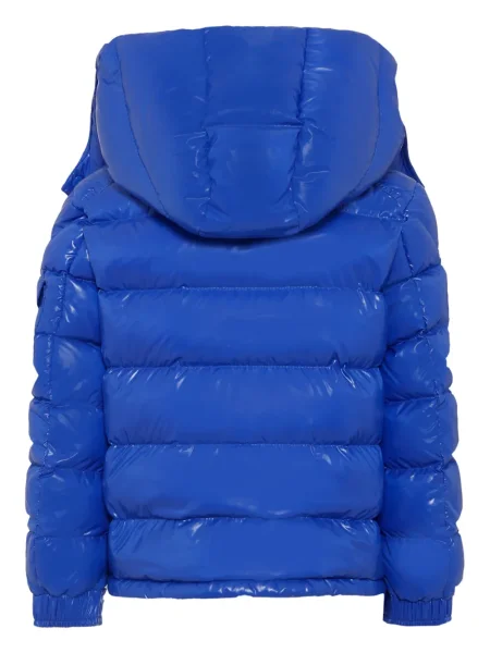 Kurtka puchowa dziecięca Moncler Enfant niebieska