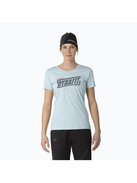 Tricou pentru femei DYNAFIT Graphic Co cloud blue/tabloid albastru