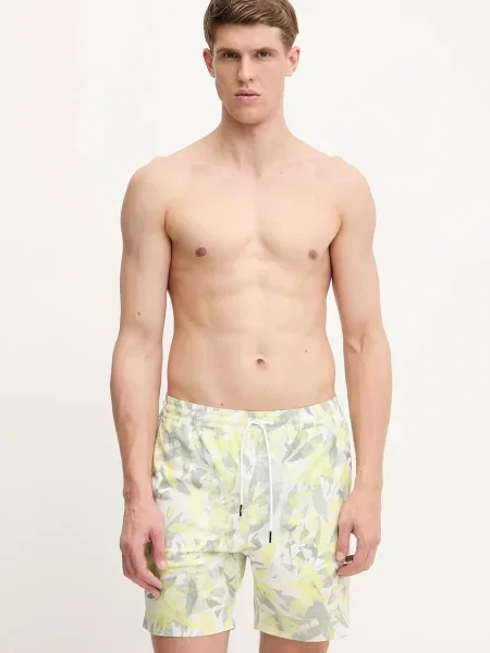 Oakley pantaloni scurți de baie CANARY PALMS bărbați galben