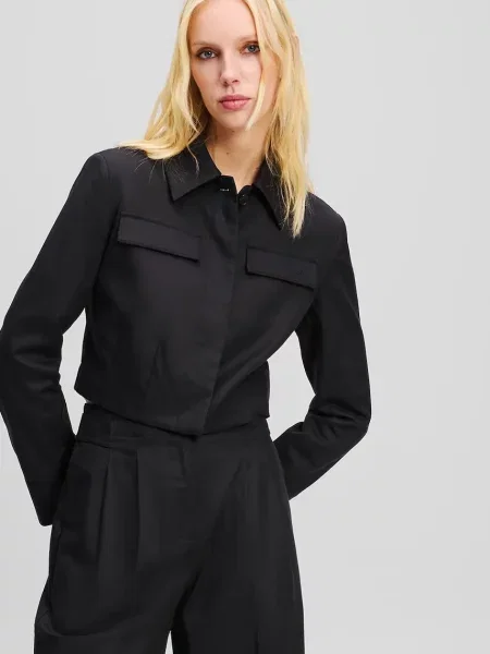 Karl Lagerfeld geacă de tranzitie negru