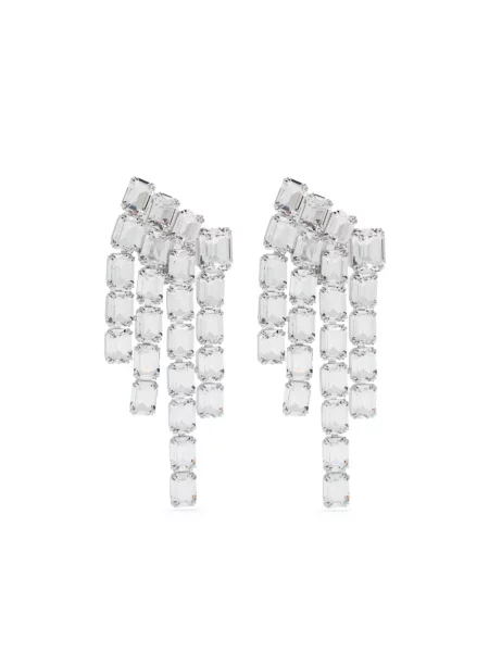 Cercei Swarovski alb