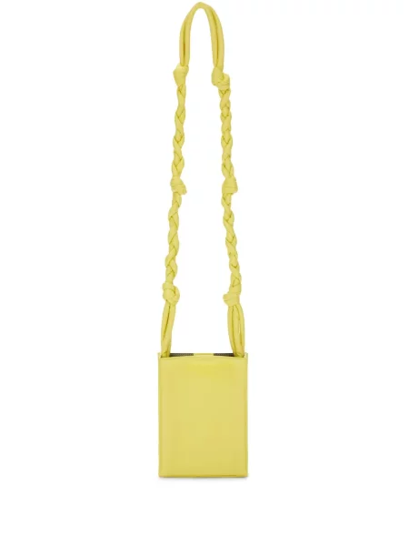 Geanta crossbody Jil Sander din piele galben