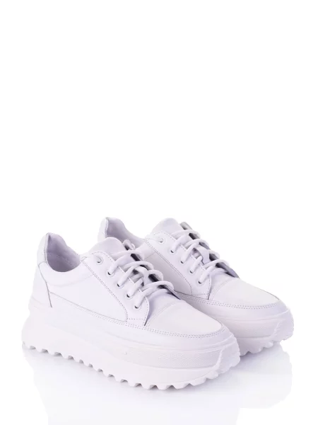 Кожаные кроссовки Marco Piero белые