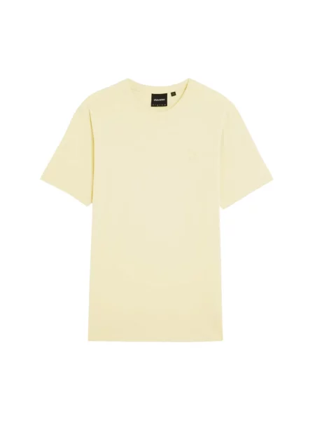 Koszulka Lyle & Scott z krótkim rękawem beżowa