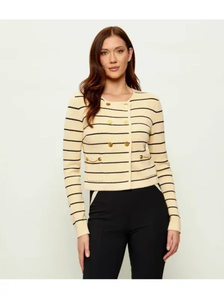 Elisabetta Franchi Cardigan | Cropped Fit bej