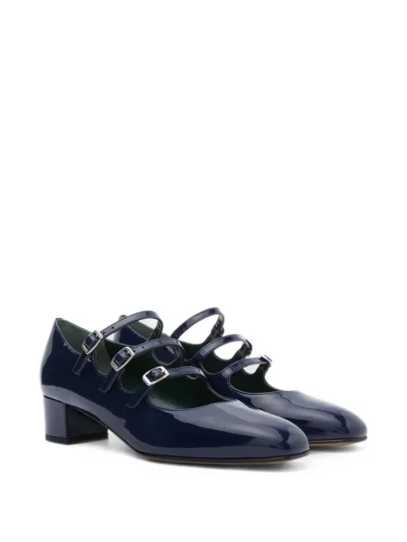Pantofi cu toc Carel Paris cu bretele albastru