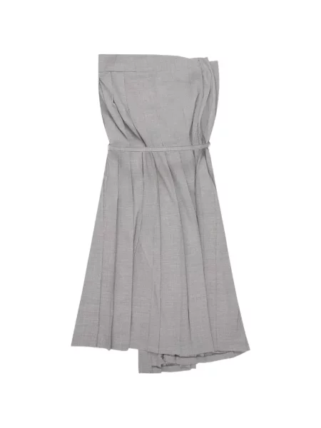 Cu centură rochie mini Junya Watanabe asimetrică negru
